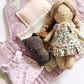 Travel Dollhouse, Pink/Green Fabric Dollhouse