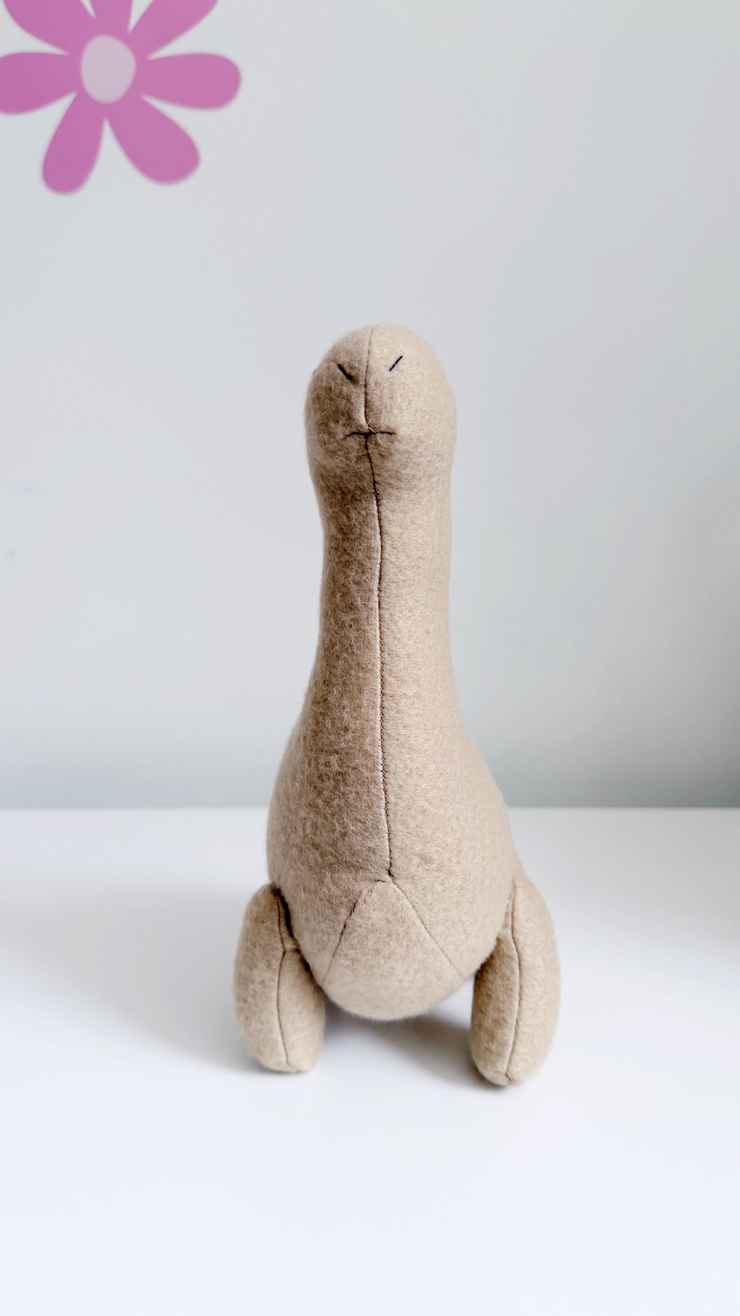 Taupe Brontosaurus, Dino Plushie 