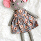 Mouse doll, linen mouse