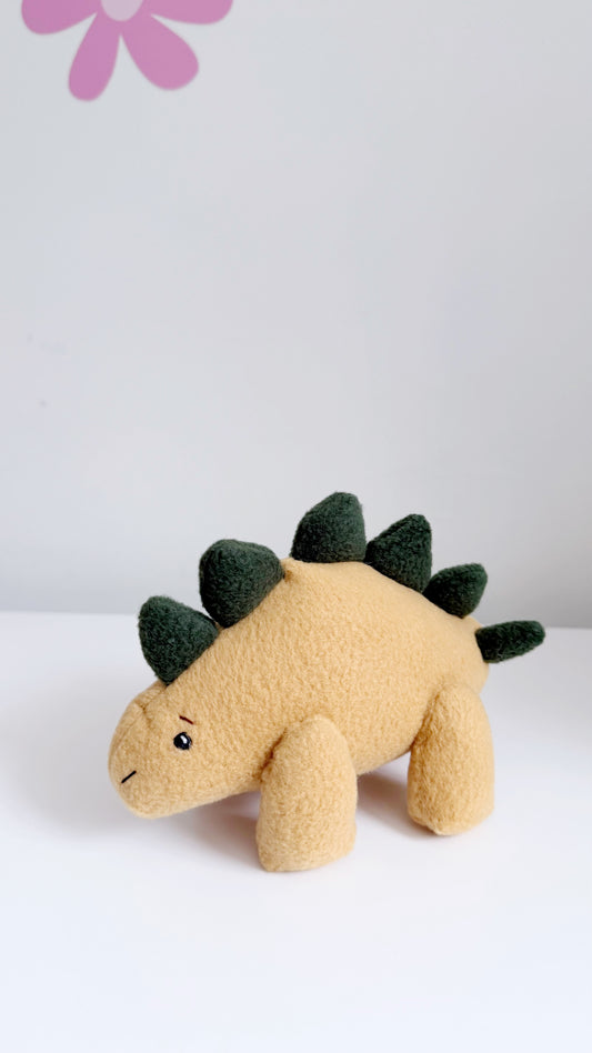 Stegosaurus Plushie, Yellow Stegosaurus