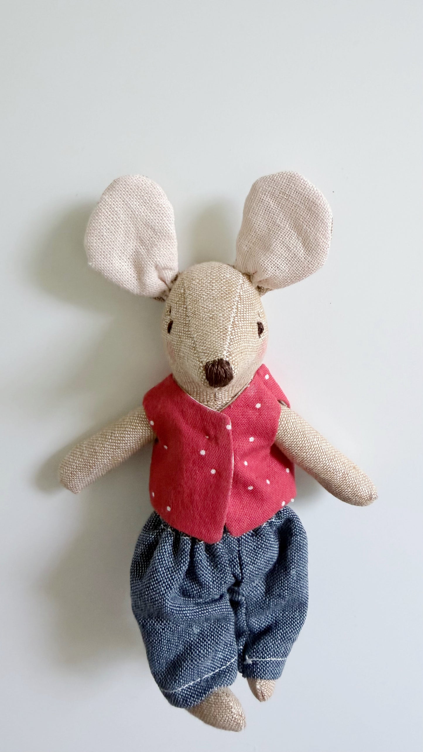 Red Pocket Mouse, Mouse Doll,  Mouse Doll