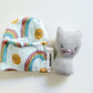 Cat cozy pal, cat doll, Pocket Pal, Animal in a Bed