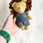 Mini Lion Doll, Lion Doll, Dollhouse Doll