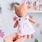 Mini Cat Doll, Cat Doll, Dollhouse Doll