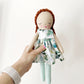 Heirloom Doll, Handmade Doll, Dress Up Doll, Yarn Haired Doll