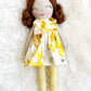 Heirloom Doll, Handmade Doll, Dress Up Doll, Yarn Haired Doll