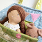 Travel Dollhouse, Portable Doll House, Fabric Dollhouse, Quiet Book