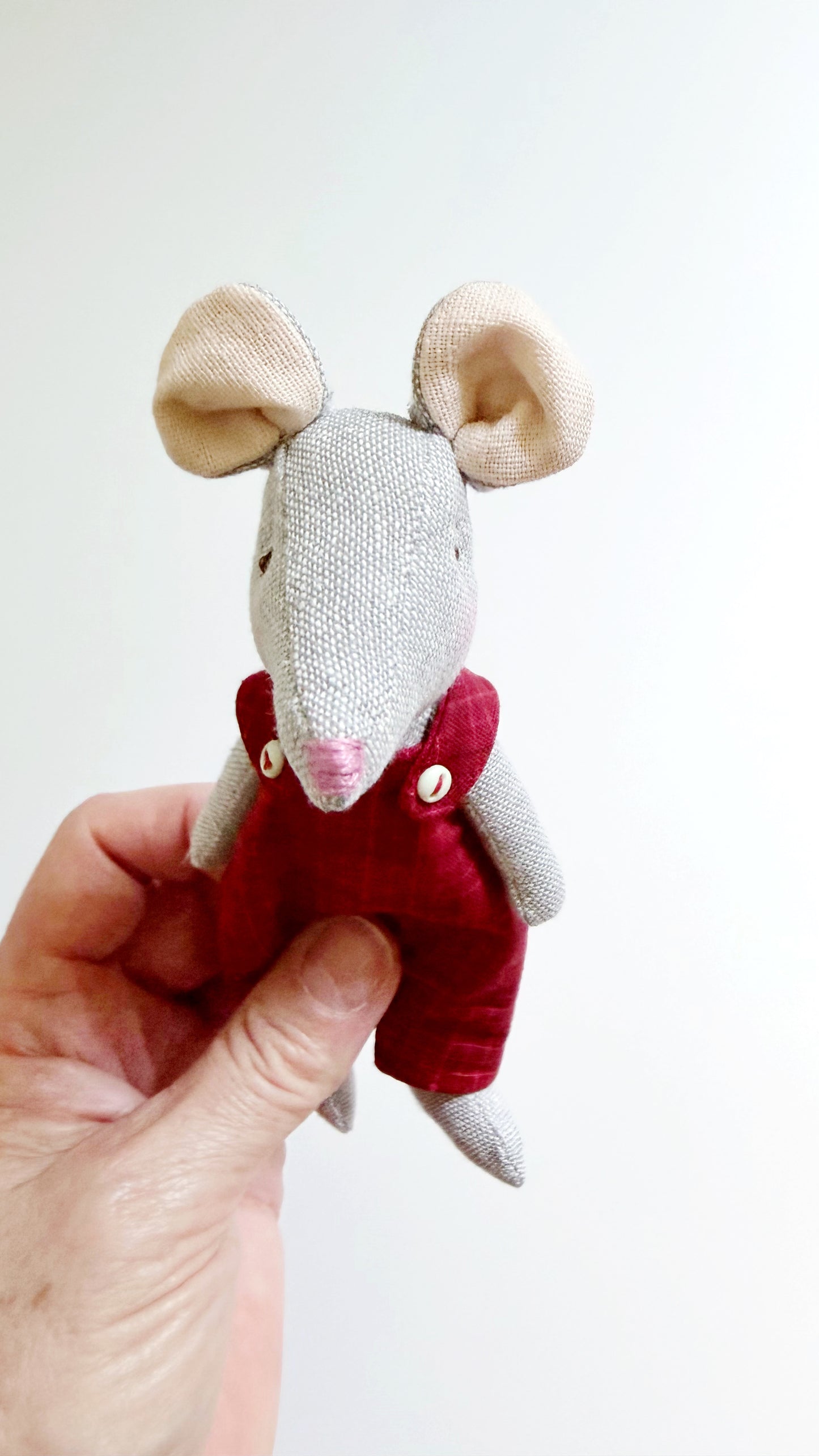 Red Pocket Mouse, Mouse Doll,  Mouse Doll