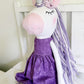 Unicorn Doll, Unicorn Fabric Doll, Textile Unicorn