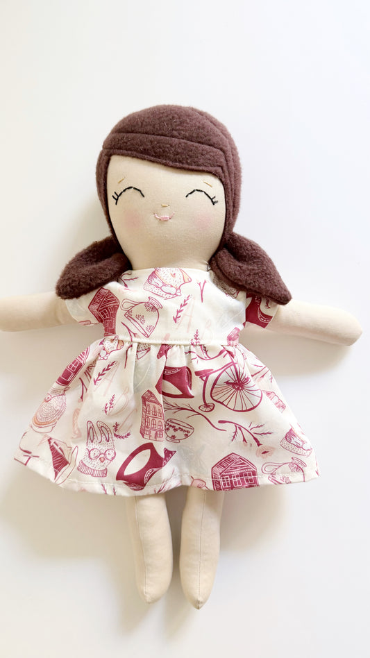 Heirloom doll, handmade doll, Look a like Doll, Modern Rag Doll
