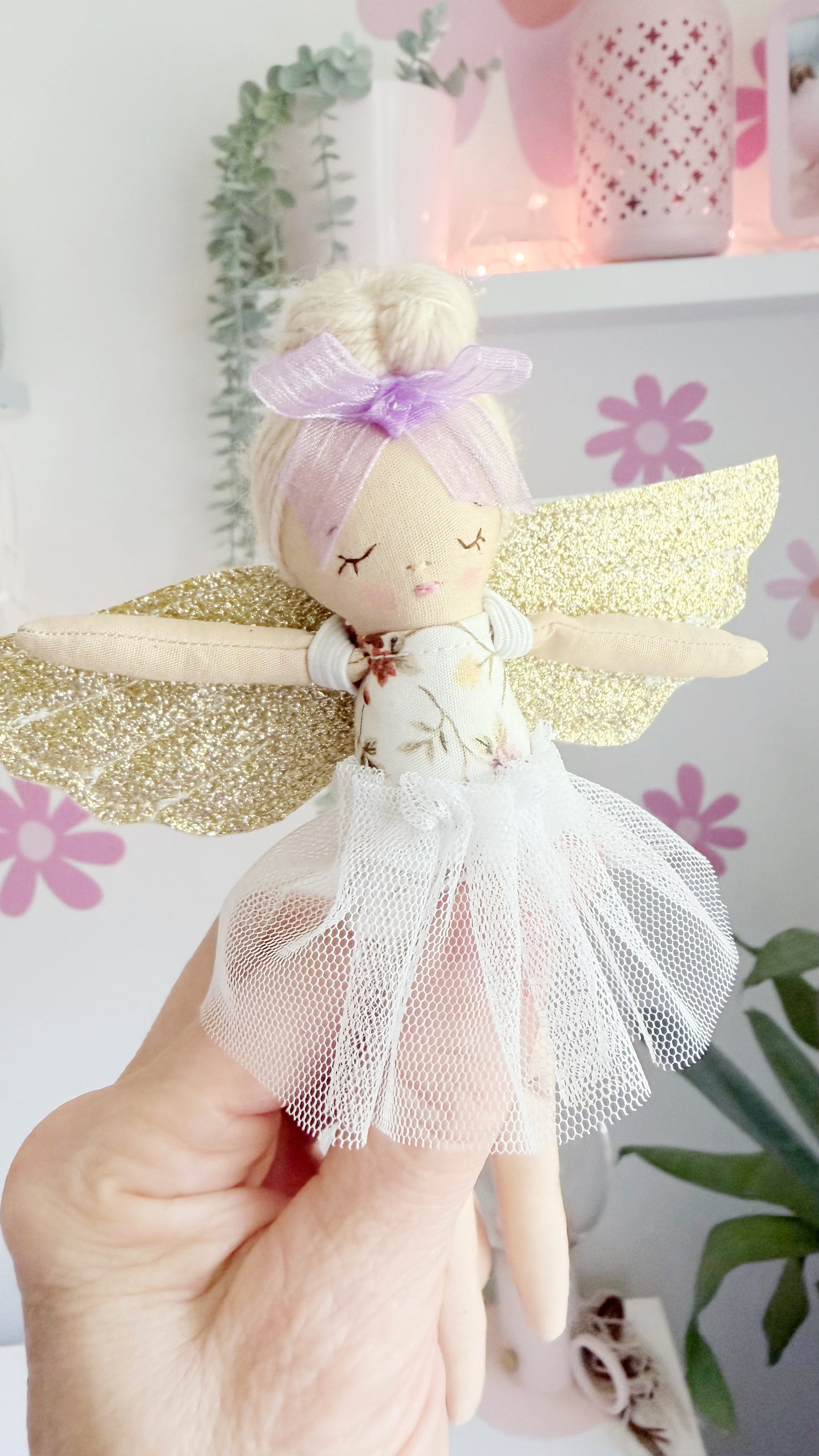 White Fairy Doll, Pocket Doll, Fairies