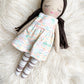 Heirloom Doll, Handmade Doll, Dress Up Doll, Yarn Haired Doll