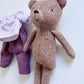 Dollhouse Bear, Mini Bear, Teddy Bear