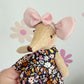 Floral Pocket Mouse, Mouse Doll,  Mouse Doll