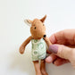 Sister Fox, Fox Doll, Mini Doll,Dollhouse Doll, Dollhouse Fox