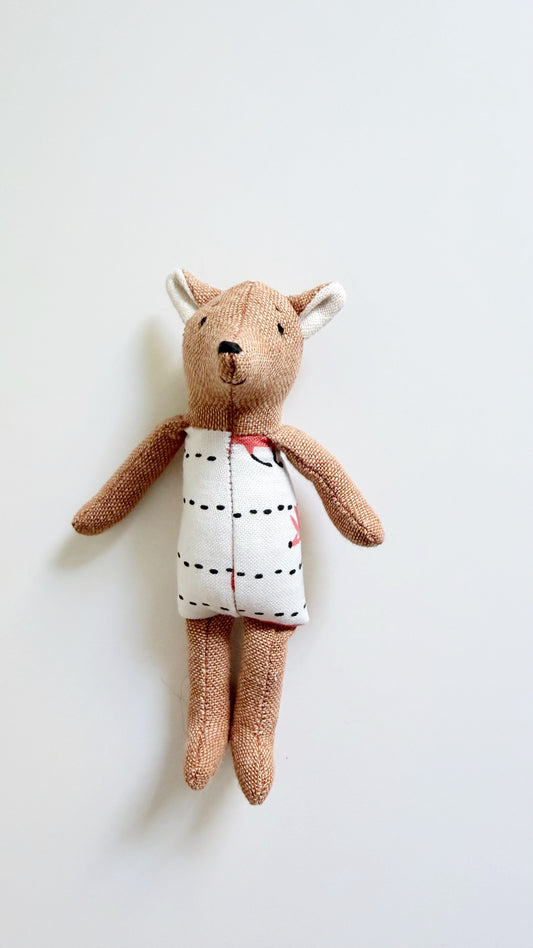 Sister Fox, Fox Doll, Mini Doll,Dollhouse Doll, Dollhouse Fox