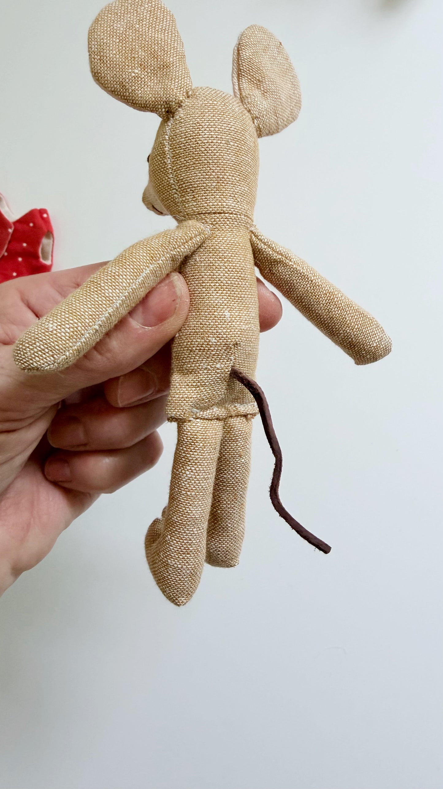 Red Pocket Mouse, Mouse Doll,  Mouse Doll