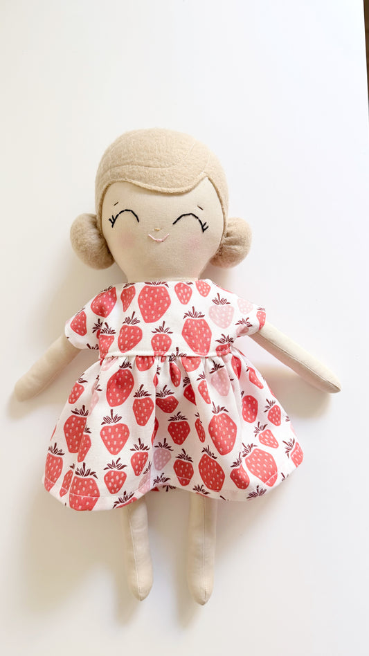 Heirloom doll, handmade doll, Look a like Doll, Modern Rag Doll