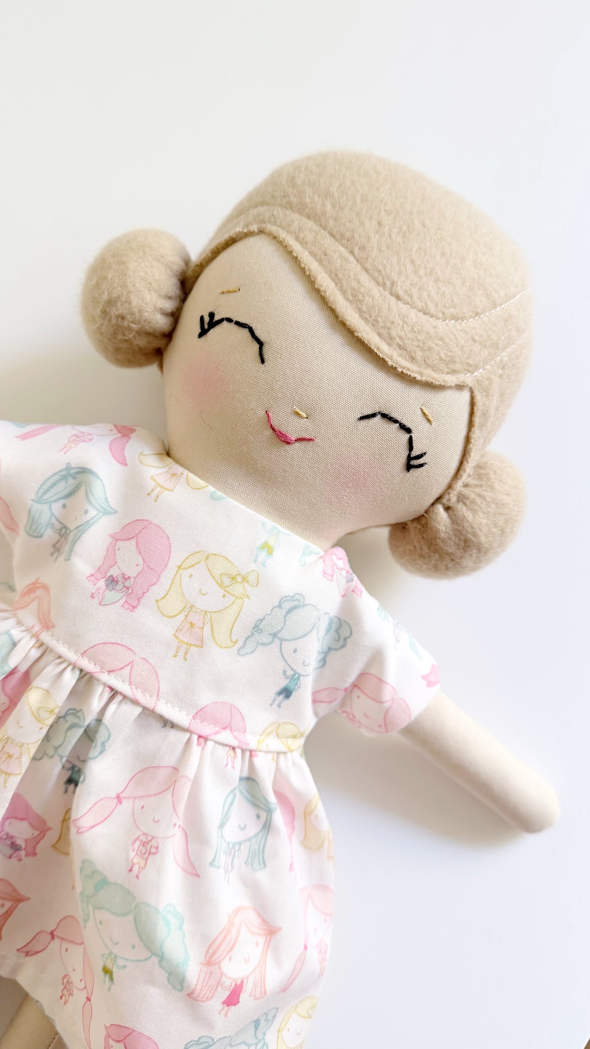 Heirloom doll, handmade doll, Look a like Doll, Modern Rag Doll