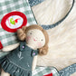 Travel dollhouse, mini dollhouse, Fabric Dollhouse