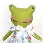 Frog doll, frog linen doll
