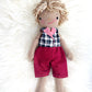 Boy Doll, gender neutral doll, cloth doll