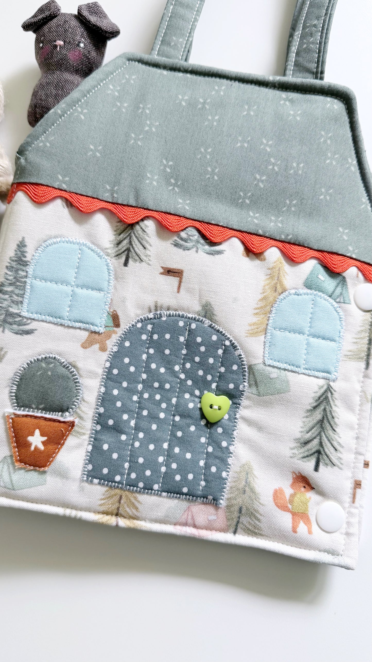 Travel Dollhouse, Camping Fabric Dollhouse
