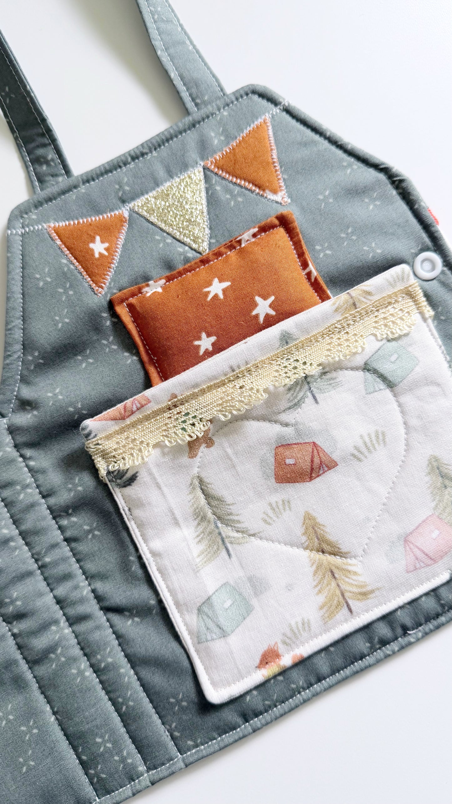 Travel Dollhouse, Camping Fabric Dollhouse