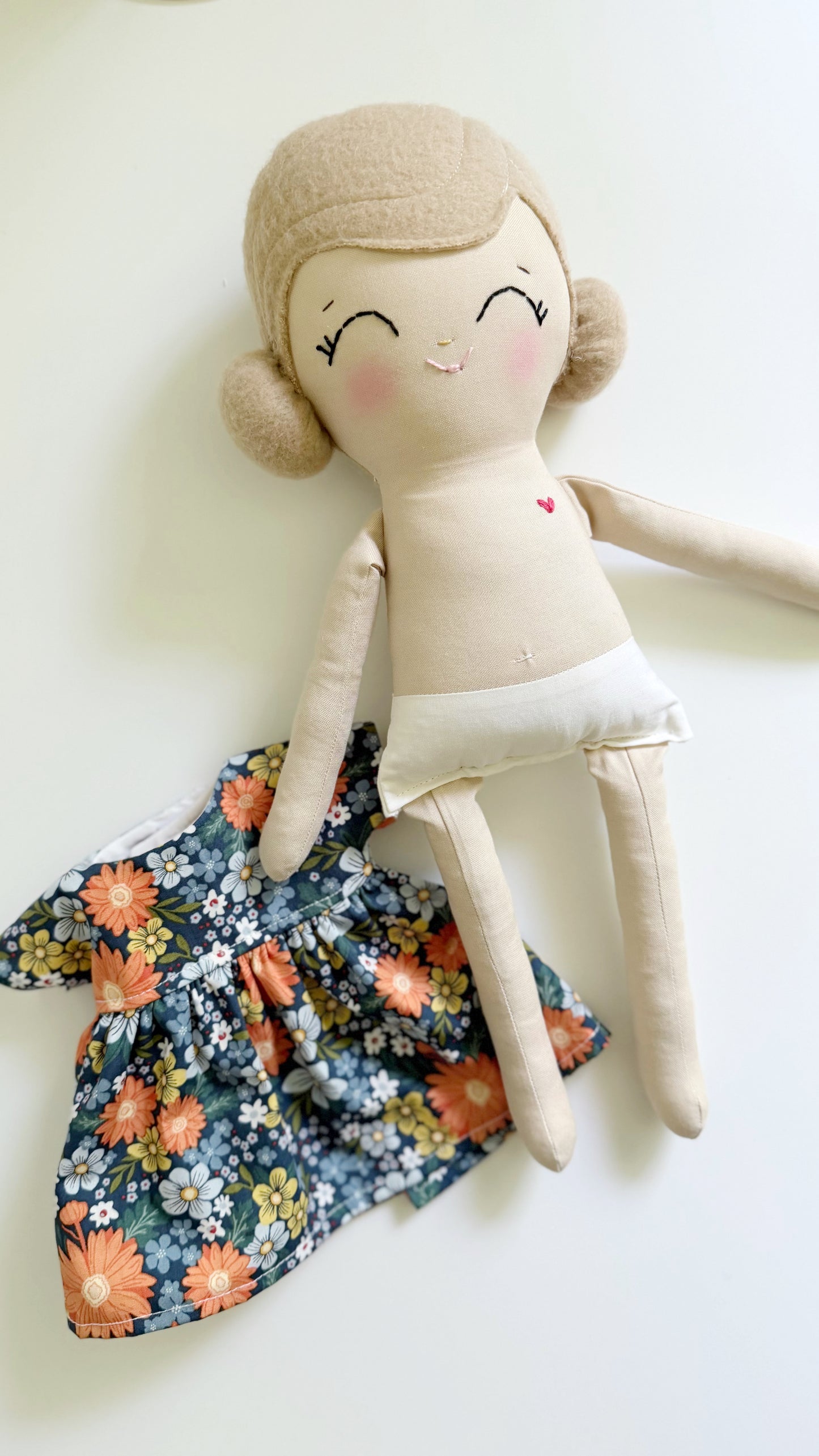 Heirloom doll, handmade doll