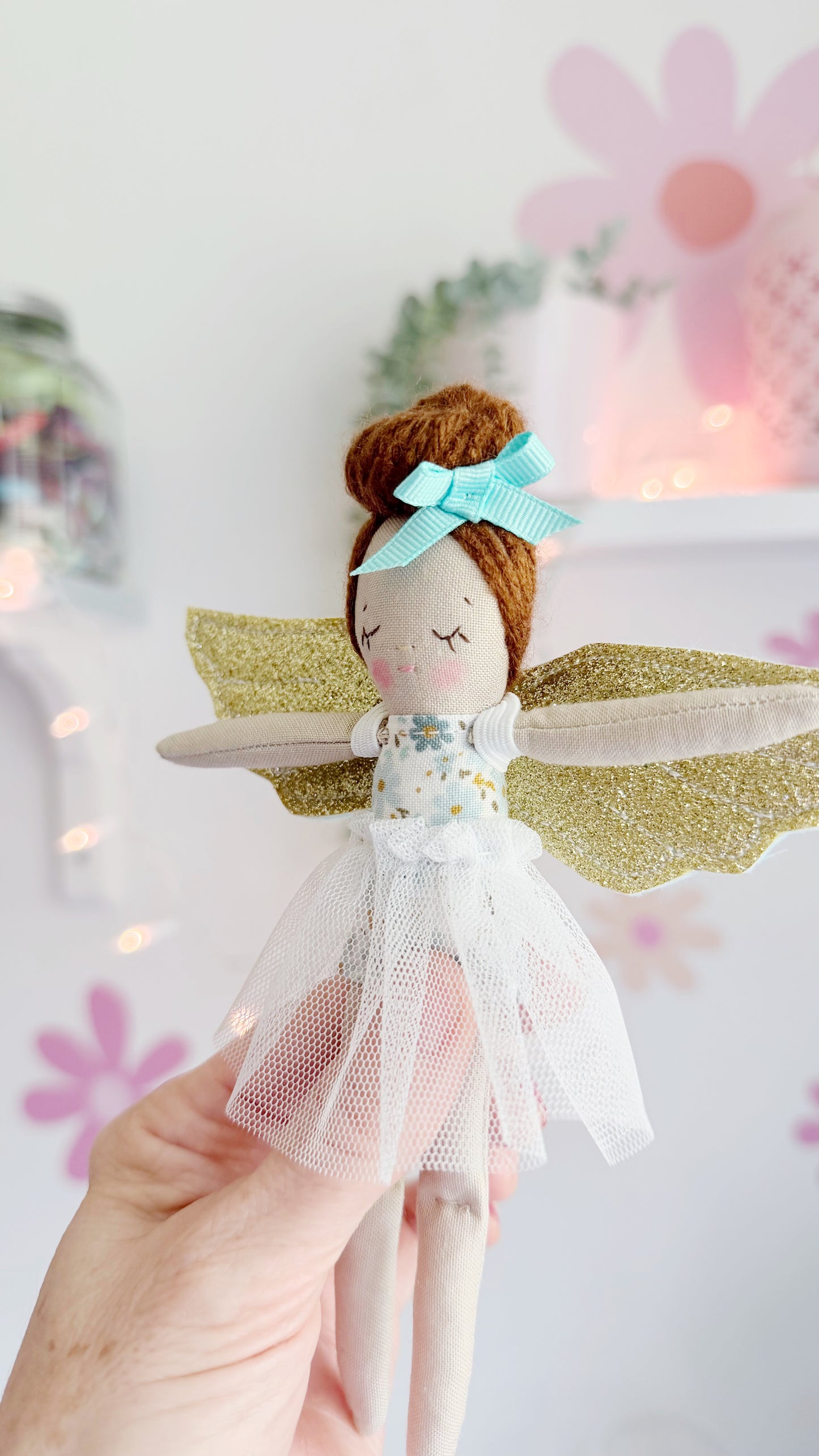 White Fairy Doll, Pocket Doll, Fairies