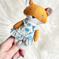 Mini Fox, Mini Doll, Fox Doll, Dollhouse Doll