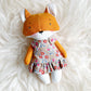 Mini Fox, Fox Doll, Dollhouse Doll