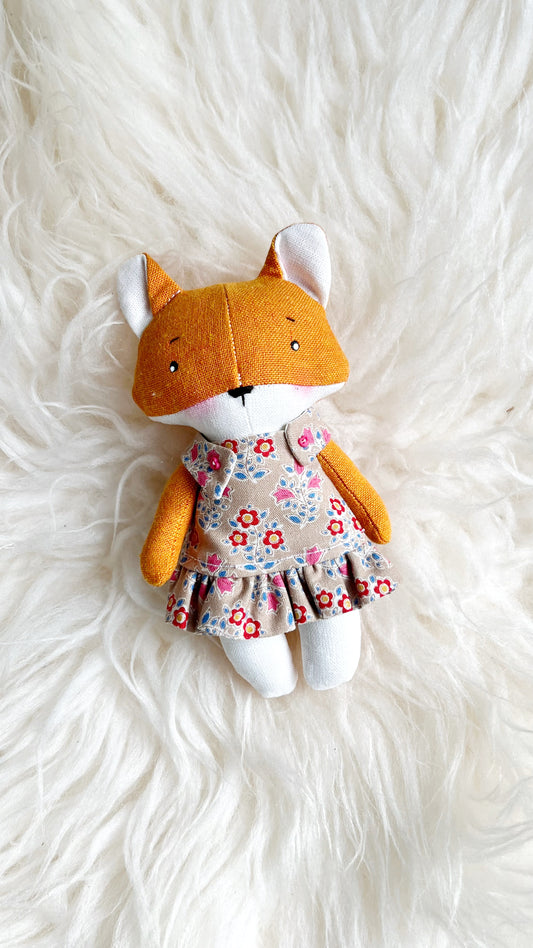 Mini Fox, Fox Doll, Dollhouse Doll