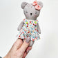 Mini Bear Doll, Bear Doll, Dollhouse Doll