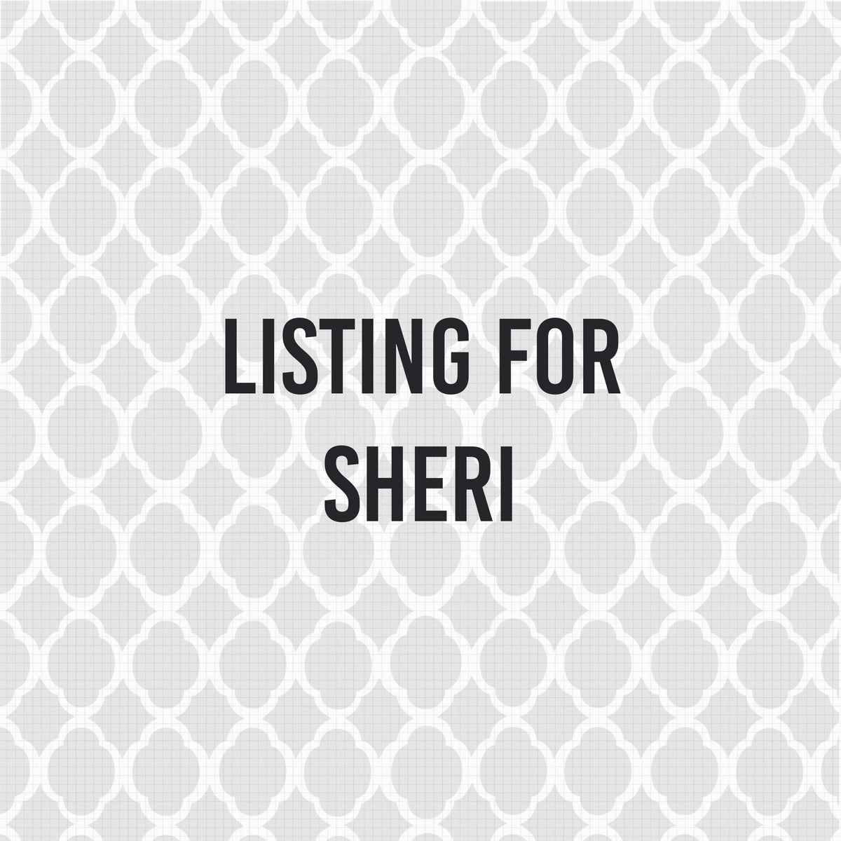 Listing for Sheri