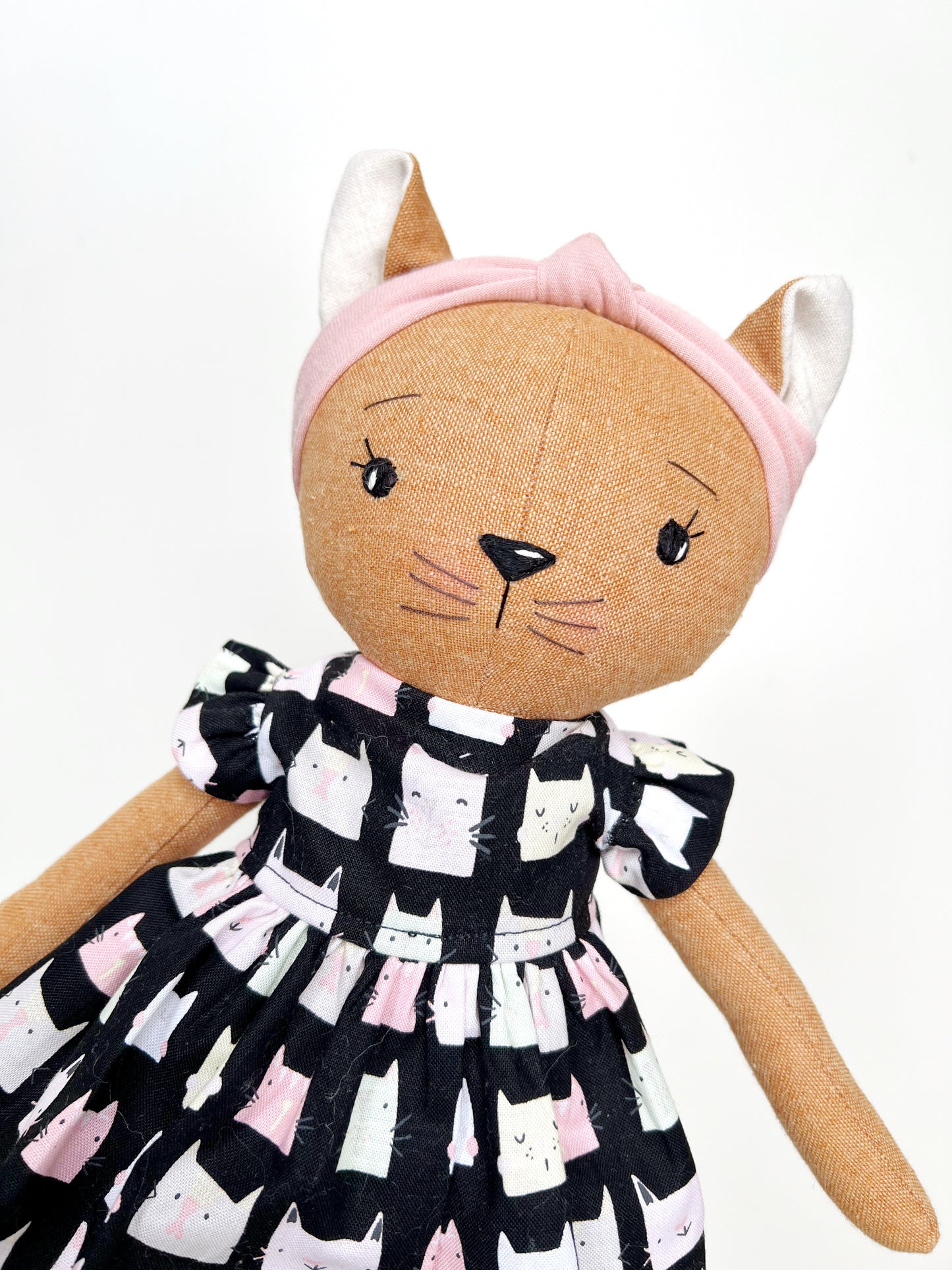 cat doll, cloth cat
