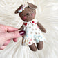 Pocket Dog, Dog Doll, Puppy doll, Pocket Animal, Easter gift, Handmade Doll