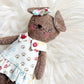 Pocket Dog, Dog Doll, Puppy doll, Pocket Animal, Easter gift, Handmade Doll