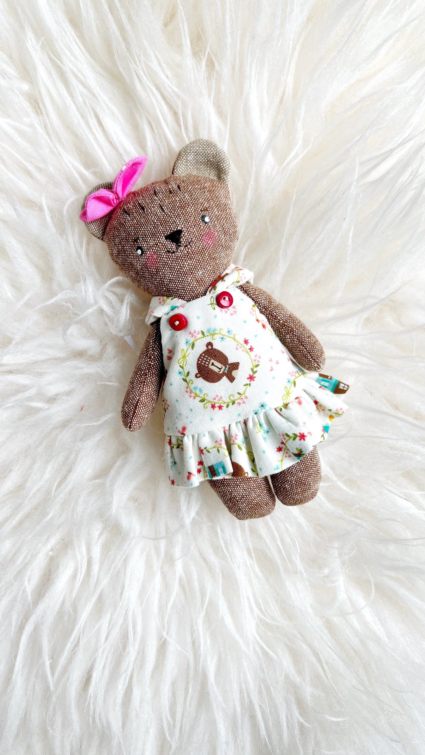 Bear Doll, Pocket Bear, Animal Doll, Pocket Animal, Easter gift