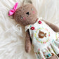 Bear Doll, Pocket Bear, Animal Doll, Pocket Animal, Easter gift