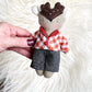 Deer Doll, Pocket Deer, Animal Doll, Pocket Animal, Easter gift
