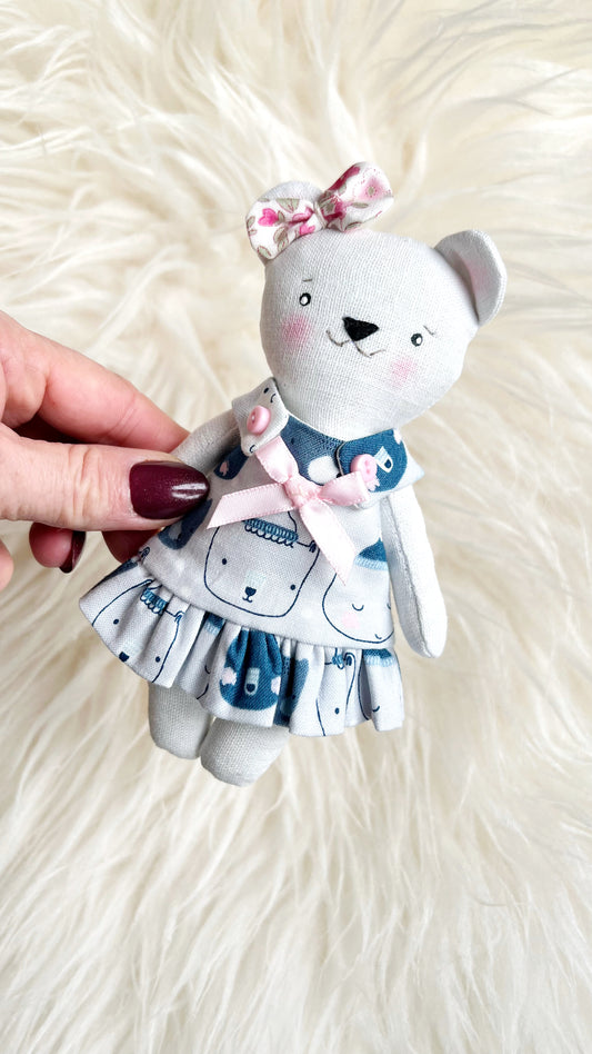 Polar Bear, Pocket Bear, Pocket Doll, Easter gift