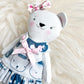 Polar Bear, Pocket Bear, Pocket Doll, Easter gift