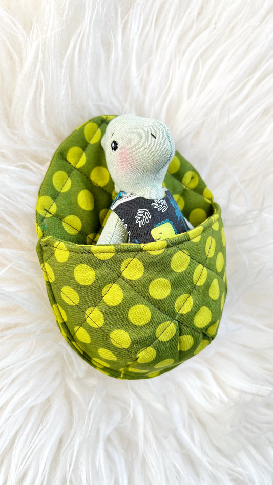 Pocket Dinosaur, Pocket Dino, Pocket Animal, Easter gift, Handmade Doll