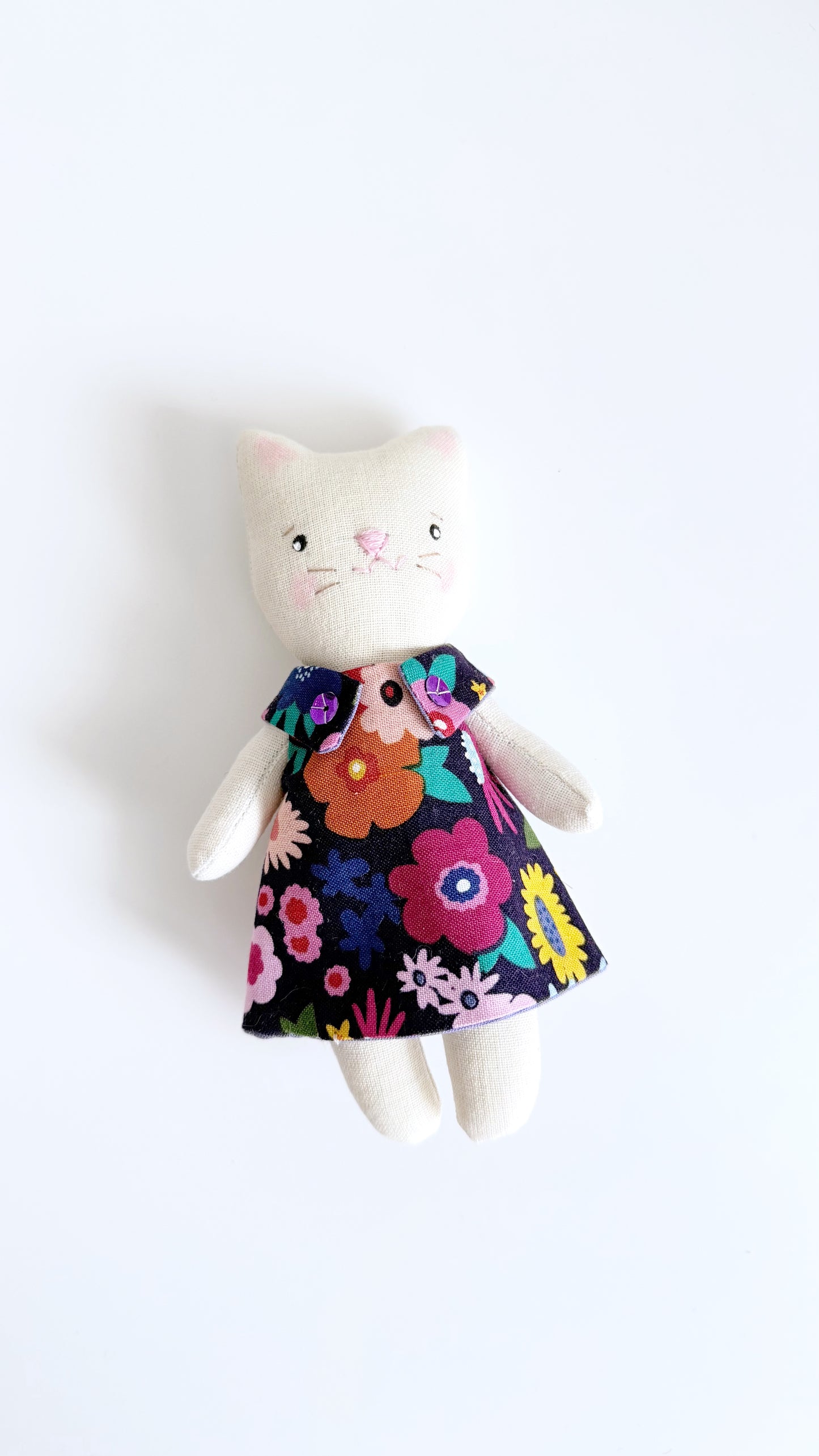Mini Cat Doll, Cat Doll, Dollhouse Doll