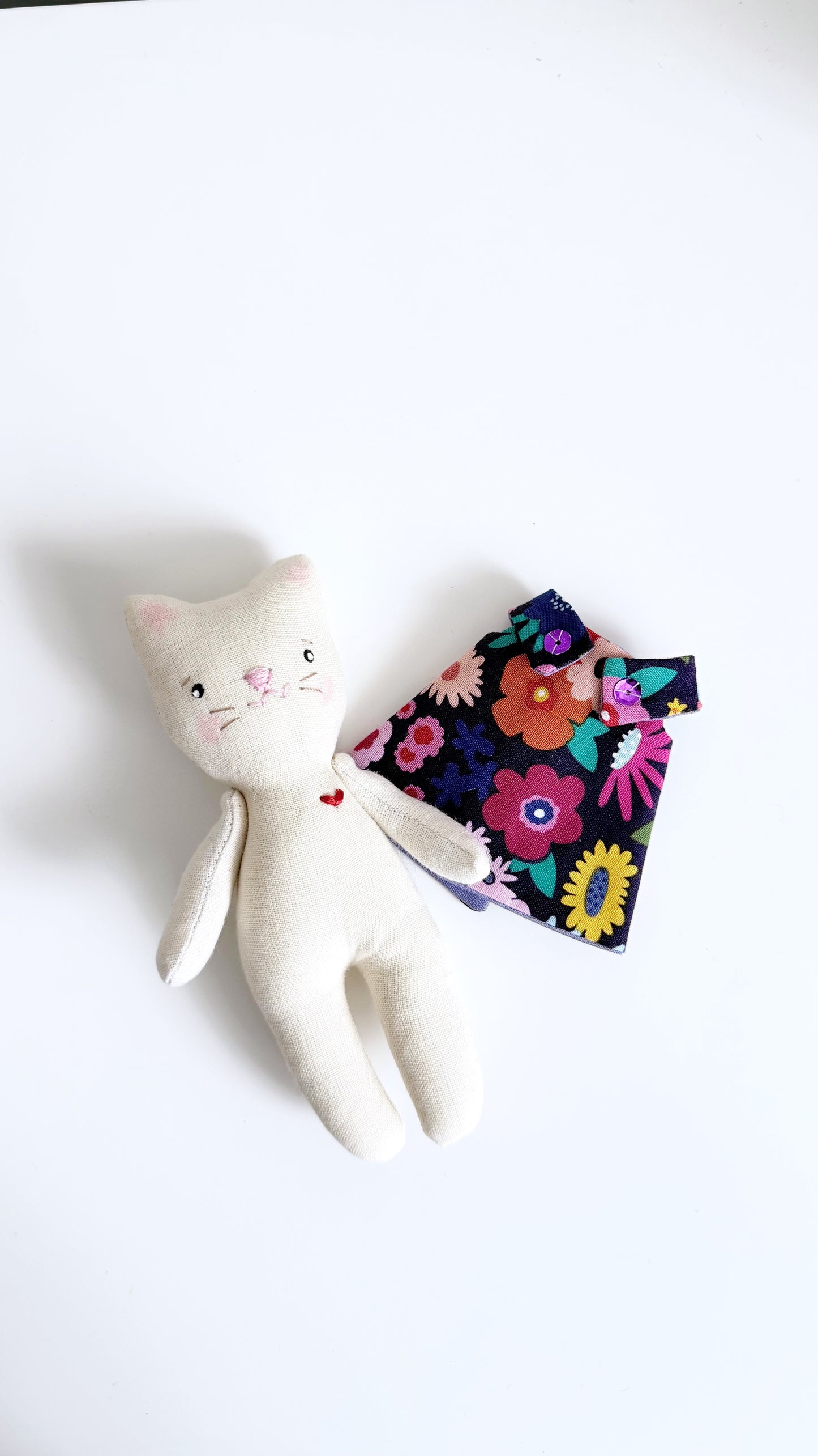 Mini Cat Doll, Cat Doll, Dollhouse Doll
