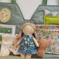 Travel Dollhouse, Portable Doll House, Fabric Dollhouse, Quiet Book