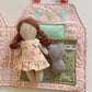 Travel Dollhouse, Portable Doll House, Fabric Dollhouse, Quiet Book