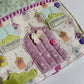 Travel Dollhouse, Pink/Green Fabric Dollhouse